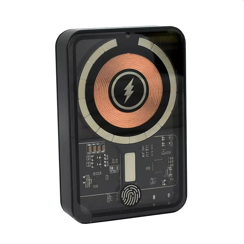 PowerBank 5000mAh με Ασύρματη Μαγνητική Φόρτιση Μαύρο P4 OEM PowerBank 5000mAh με Ασύρματη Μαγνητική Φόρτιση Μαύρο P4 OEM