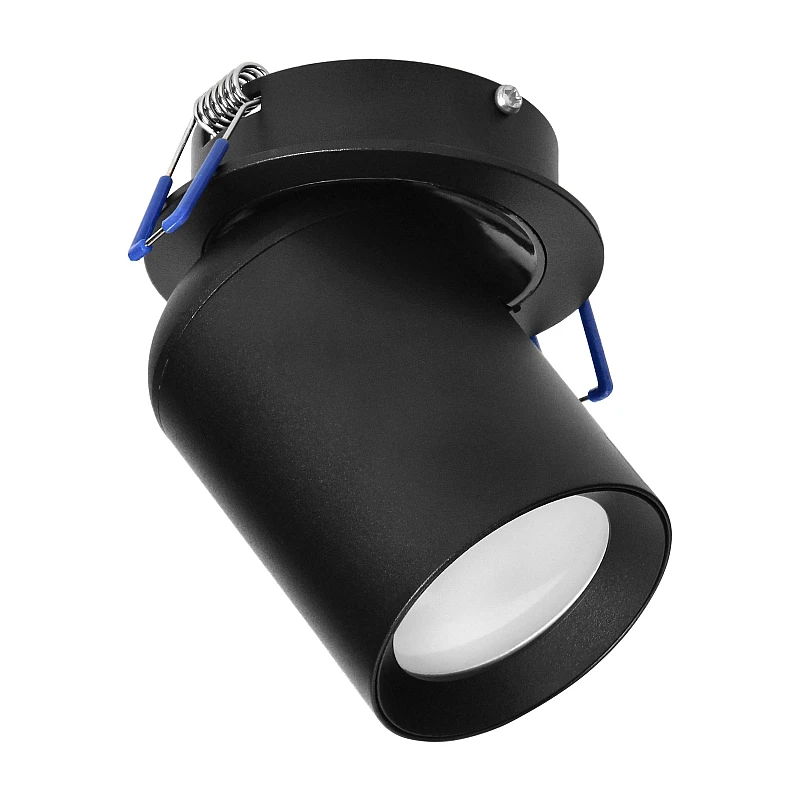 Φωτιστικό Spot Light GU10 μαύρο χωνευτό MALTA SP1 AD-OP-6478BGU10