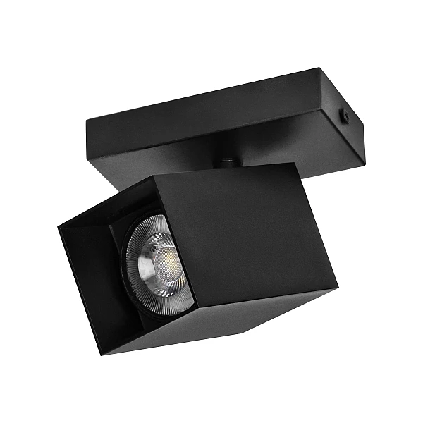 ORNO Φωτιστικό τοίχου και Οροφής GU10 35W KUBAR SP1 μαύρο AD-OP-6509BGU10 ADVITI ORNO