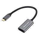 Adaptor (Μετατροπέας) USB-C σε HDMI 4K/60Hz γκρι CAB-UC086 Powertech Adaptor (Μετατροπέας) USB-C σε HDMI 4K/60Hz γκρι CAB-UC086 Powertech