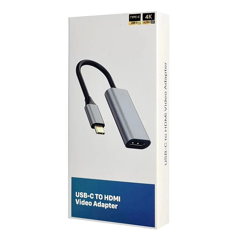 Adaptor (Μετατροπέας) USB-C σε HDMI 4K/60Hz γκρι CAB-UC086 Powertech Adaptor (Μετατροπέας) USB-C σε HDMI 4K/60Hz γκρι CAB-UC086 Powertech