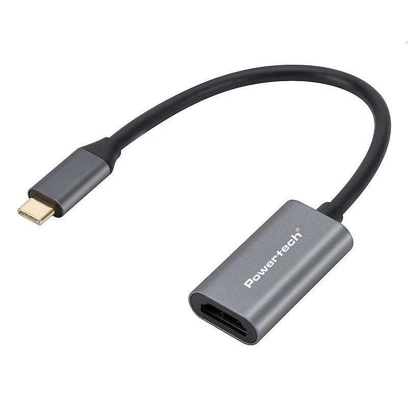 Adaptor (Μετατροπέας) USB-C σε HDMI 4K/60Hz γκρι CAB-UC086 Powertech Adaptor (Μετατροπέας) USB-C σε HDMI 4K/60Hz γκρι CAB-UC086 Powertech