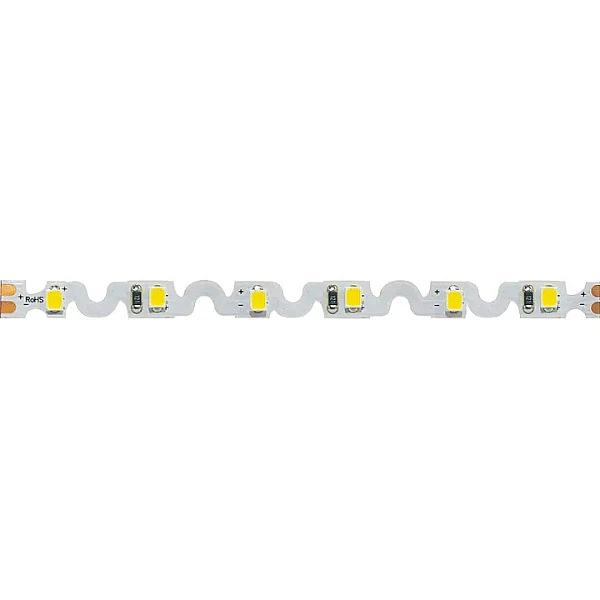 Ταινία LED SMD 2835 FLEXIBLE  DC 24V IP20 10W/m Θερμό λευκό 3000K 100lm/m 60LED/m Eurolamp 145-70237 5 μέτρα