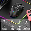 MKESPN SXS-W13 Ασύρματο 10Keys RGB GAMING Ποντίκι μαύρο Επαναφορτιζόμενο MKESPN SXS-W13 Ασύρματο 10Keys RGB GAMING Ποντίκι μαύρο Επαναφορτιζόμενο