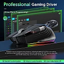 MKESPN SXS-W13 Ασύρματο 10Keys RGB GAMING Ποντίκι μαύρο Επαναφορτιζόμενο MKESPN SXS-W13 Ασύρματο 10Keys RGB GAMING Ποντίκι μαύρο Επαναφορτιζόμενο