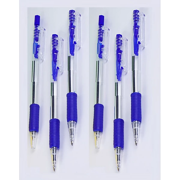 Σετ 6 Στυλό Ballpoint Pen Μπλε 95559 OEM