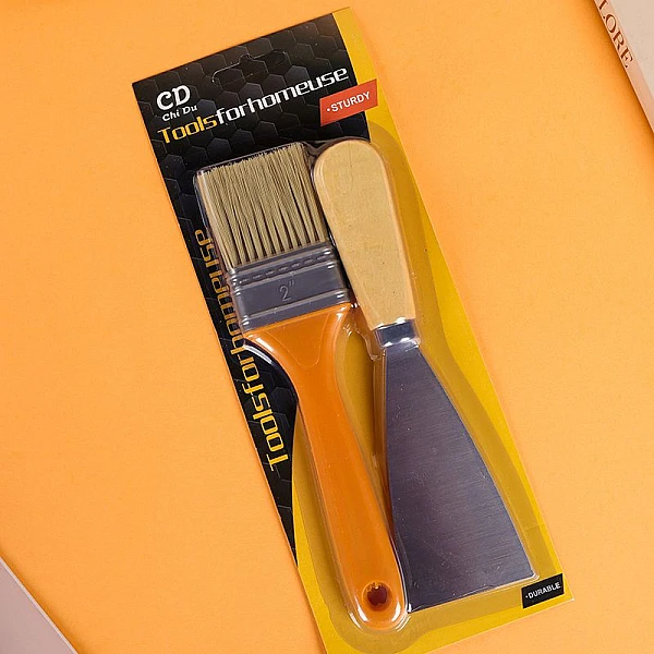 Σετ Πινέλο Βαφής και σπάτουλα μεγέθη 2'',5cm 3131500018 OEM 2 τεμάχια 
