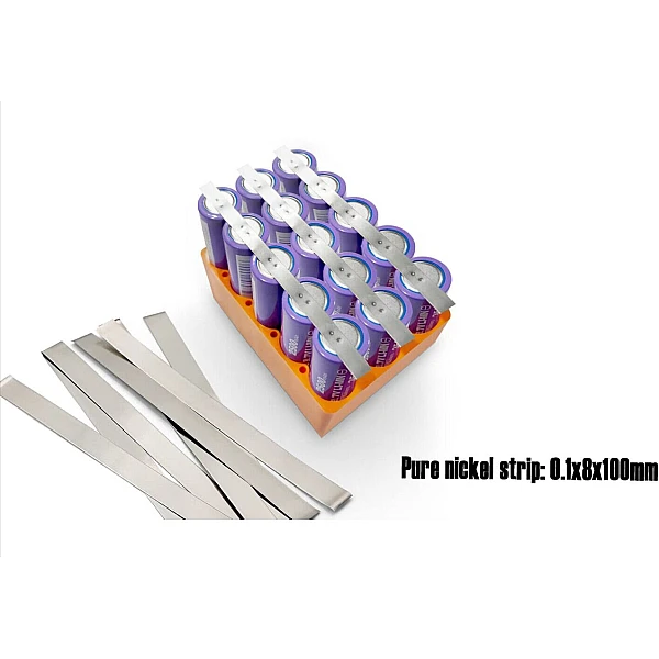 Λαμάκι Νικελίου 99.99% 0.1x8x100mm για συγκόλληση μπαταριών 63030 OEM