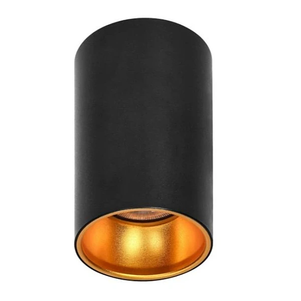 Φωτιστικό σποτ Οροφής GU10 downlight ELIZA μαύρο-χρυσό AD-OD-6521B-C Adviti ORNO