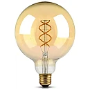 Λαμπτήρας Led E27 Filament Amber Spiral G125 5Watt Θερμό Λευκό VT-2085 V-TAC 217216