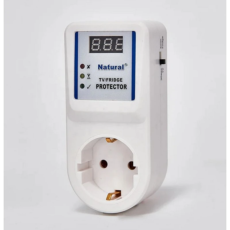 Natural V019 Voltage Protector Μονή Πρίζα με Προστασία από υπέρταση για ηλεκτρονικές συσκευές Natural V019 Voltage Protector Μονή Πρίζα με Προστασία από υπέρταση για ηλεκτρονικές συσκευές