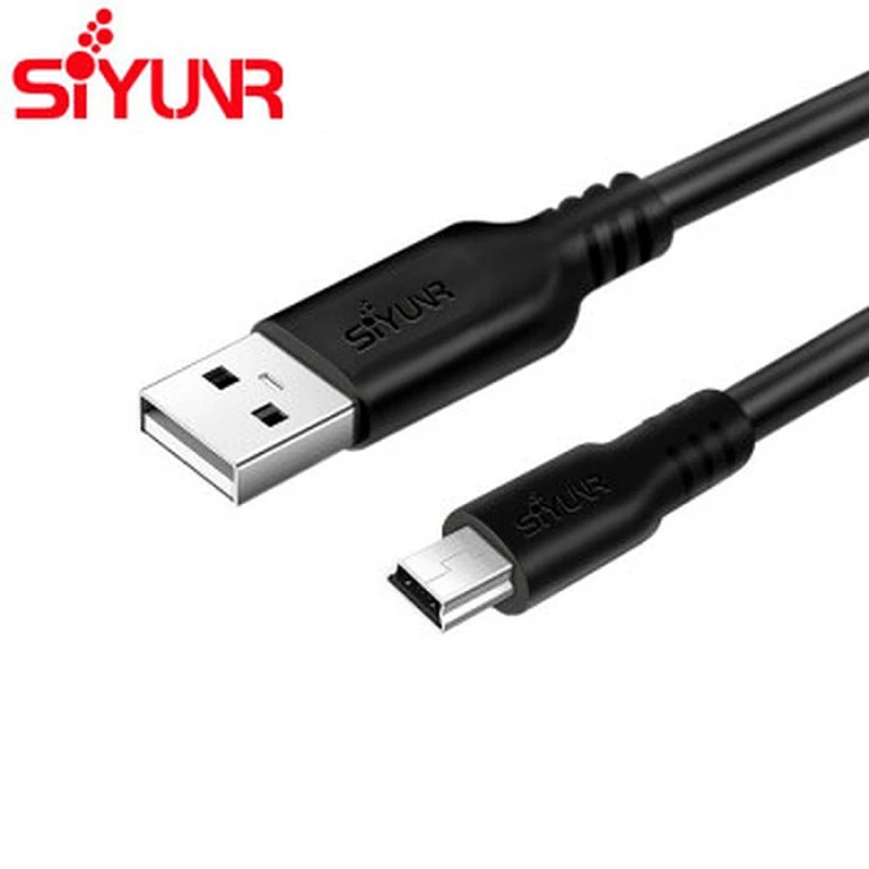 Καλώδιο USB 2.0 σε USB Mini Μαύρο 0.3m SY-UT3003-H SIYUNR Καλώδιο USB 2.0 σε USB Mini Μαύρο 0.3m SY-UT3003-H SIYUNR