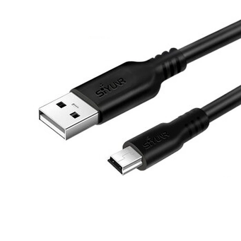 Καλώδιο USB 2.0 σε USB Mini Μαύρο 0.3m SY-UT3003-H SIYUNR Καλώδιο USB 2.0 σε USB Mini Μαύρο 0.3m SY-UT3003-H SIYUNR