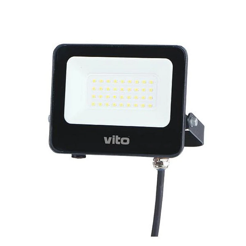 Προβολέας LED SMD 30W Φυσικό Λευκό IP65 Μαύρος SAVA 3022580 VITO Προβολέας LED SMD 30W Φυσικό Λευκό IP65 Μαύρος SAVA 3022580 VITO