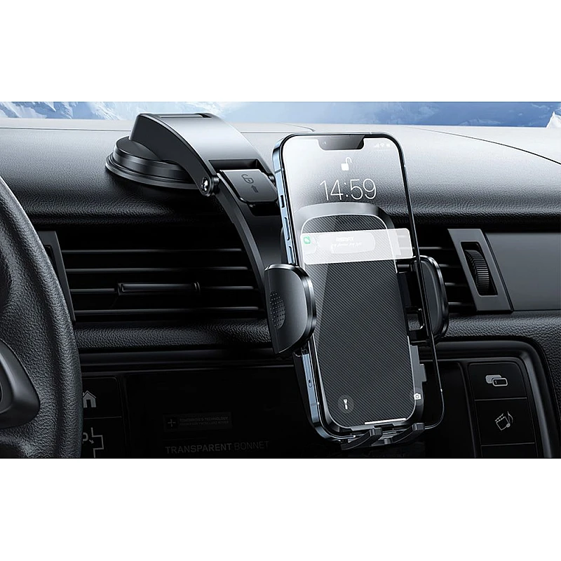 Remax Βάση Κινητού Αυτοκινήτου RM-C59 Black με Ρυθμιζόμενα Άγκιστρα Remax Βάση Κινητού Αυτοκινήτου RM-C59 Black με Ρυθμιζόμενα Άγκιστρα