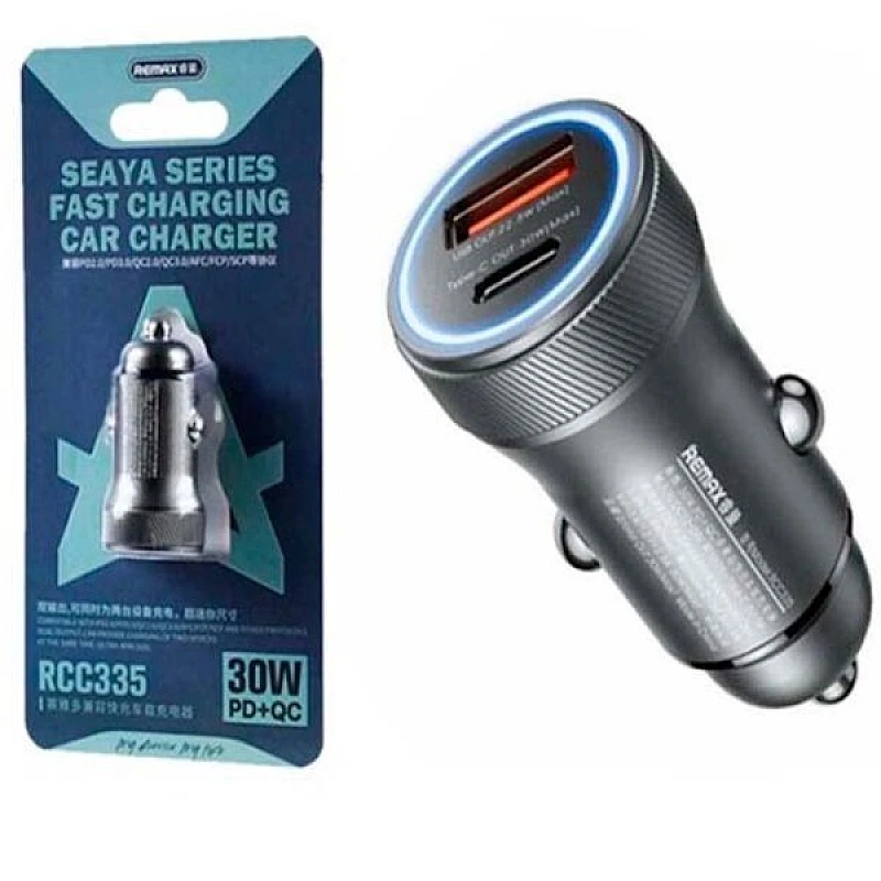 Remax RCC359 Tanya 30W Ταχυφορτιστής αυτοκινήτου fast car charger 1xUSB και 1xType-C 3.0A Μαύρος Remax RCC359 Tanya 30W Ταχυφορτιστής αυτοκινήτου fast car charger 1xUSB και 1xType-C 3.0A Μαύρος