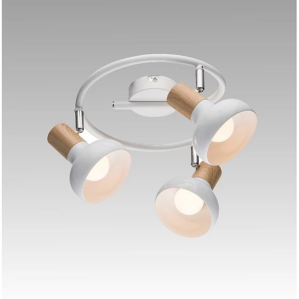 Φωτιστικό τοίχου και Οροφής 3xE27 ROUND Λευκό ADDY9553WH OEM