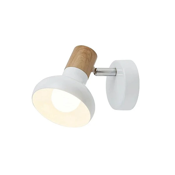 Φωτιστικό τοίχου και Οροφής E27 ROUND Λευκό ADDY9551WH OEM