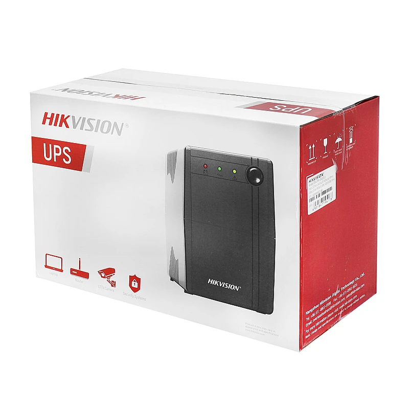 Hikvision UPS Line interactive 1000VA / 600W HKVDS-UPS1000 GER Hikvision UPS Line interactive 1000VA / 600W HKVDS-UPS1000 GER