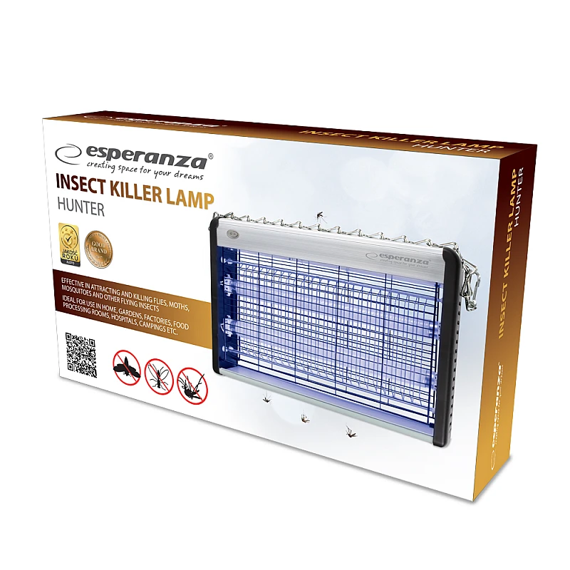 Ηλεκτρικό Εντομοκτόνο 20W 220-240V EHQ006 ESPERANZA Ηλεκτρικό Εντομοκτόνο 20W 220-240V EHQ006 ESPERANZA
