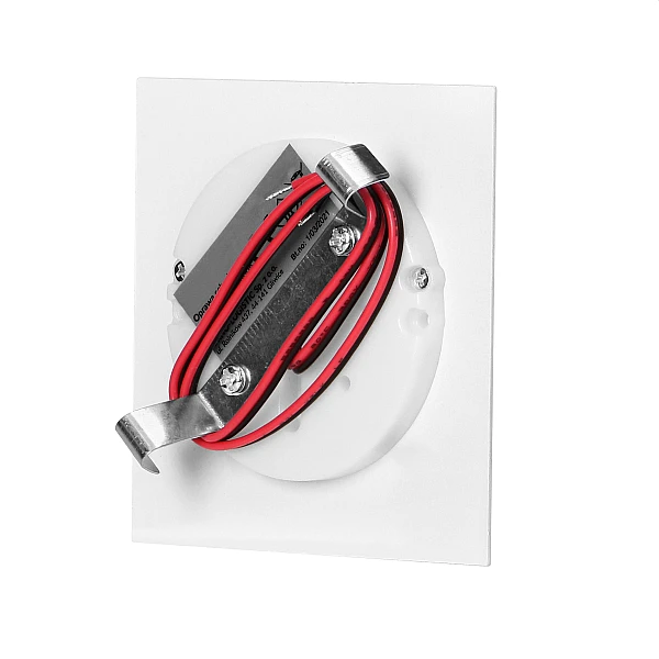 ORNO-Adviti Φωτιστικό για τοίχο ή σκάλα Χωνευτό LED 1,5W 12VDC 3000K φυσικό λευκό DRACO λευκό σώμα OR-OS-6164L3/W