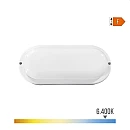 Φωτιστικό LED τοίχου IP44 Λευκό 18W Ψυχρό λευκό 6400K 32405 EDM Φωτιστικό LED τοίχου IP44 Λευκό 18W Ψυχρό λευκό 6400K 32405 EDM