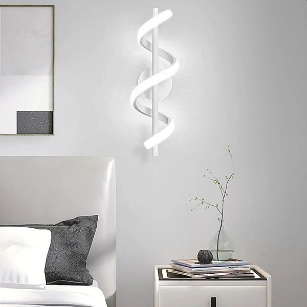 Φωτιστικό LED απλίκα 12W 920lm 4000K φυσικό λευκό, λευκό σώμα HLL-0170 Powertech