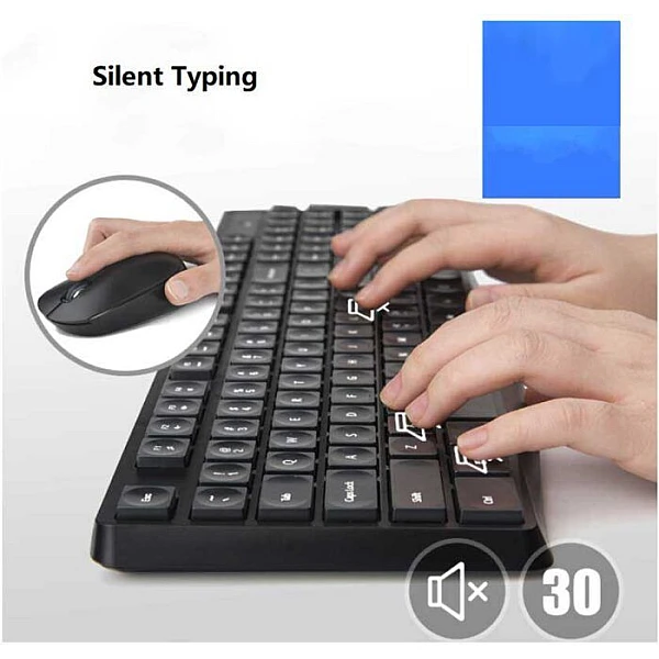 HP CS10 ασύρματο πληκτρολόγιο και ποντίκι Combo Αδιάβροχο, Εργονομικό για Υπολογιστές