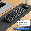 HP KM100 USB ενσύρματο πληκτρολόγιο και ποντίκι Combo Αδιάβροχο, Εργονομικό για Υπολογιστές HP KM100 USB ενσύρματο πληκτρολόγιο και ποντίκι Combo Αδιάβροχο, Εργονομικό για Υπολογιστές