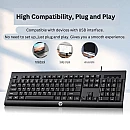 HP KM100 USB ενσύρματο πληκτρολόγιο και ποντίκι Combo Αδιάβροχο, Εργονομικό για Υπολογιστές HP KM100 USB ενσύρματο πληκτρολόγιο και ποντίκι Combo Αδιάβροχο, Εργονομικό για Υπολογιστές