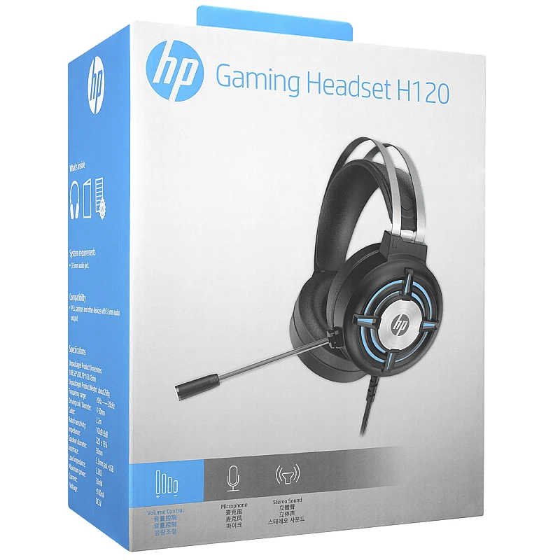 HP H120G Gaming Headset Στερεοφωνικά ακουστικά με μικρόφωνο ενσύρματα HP H120G Gaming Headset Στερεοφωνικά ακουστικά με μικρόφωνο ενσύρματα