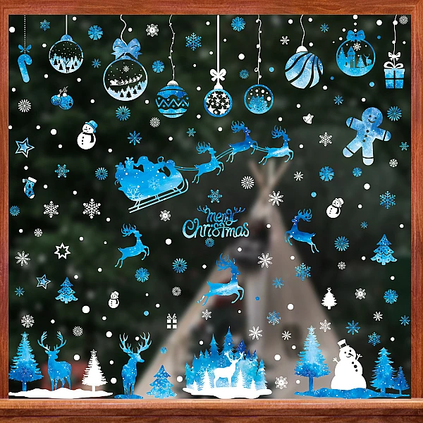 Χριστουγεννιάτικα Αυτοκόλλητα για Παράθυρο 20x30εκ 1τεμ Xmasfest AX69393015 τυχαίο χρώμα σχέδιο