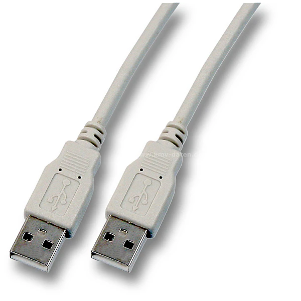 Kαλώδιο επέκτασης USB 2.0 Τύπου-Α αρσενικό σε USB 2.0  Τύπου-Α αρσενικό γκρι 5m 06.005.002 OEM