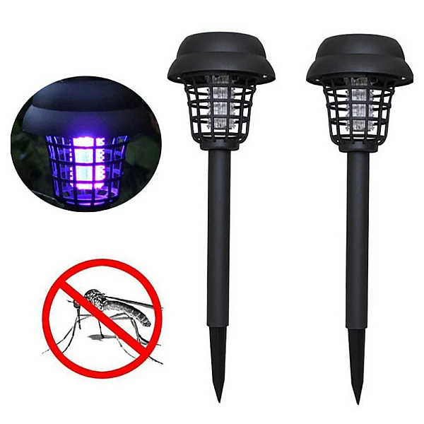 Ηλιακό Φωτιστικό LED  & Ηλεκτρική Εντομοπαγίδα  2σε1 SLB25A OEM σετ 2 τεμάχια