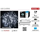 Χριστουγεννιάτικα λαμπάκια CLUSTER LED 384 Ψυχρό Λευκό με 8 Προγράμματα Πράσινο Καλώδιο ΙΡ44 NATALE-9 VITO 5620620 Χριστουγεννιάτικα λαμπάκια CLUSTER LED 384 Ψυχρό Λευκό με 8 Προγράμματα Πράσινο Καλώδιο ΙΡ44 NATALE-9 VITO 5620620