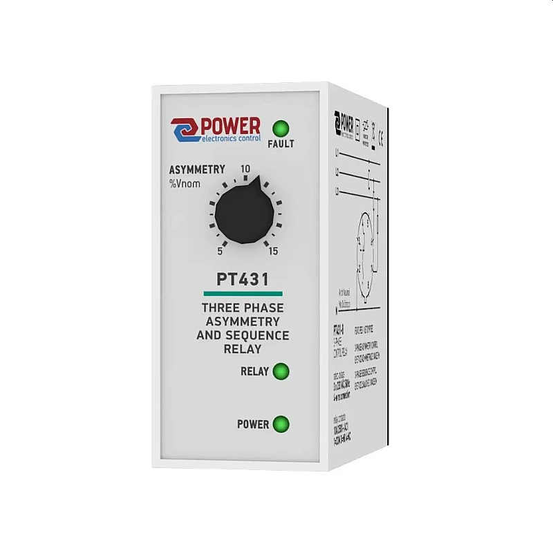 Power Electronics Επιτηρητής ασυμμετρίας & διαδοχής τριφασικός PT431-8