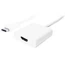 Adaptor (Μετατροπέας) USB-C σε HDMI 4K chip: LT8711H λευκό PTH-037 Powertech Adaptor (Μετατροπέας) USB-C σε HDMI 4K chip: LT8711H λευκό PTH-037 Powertech