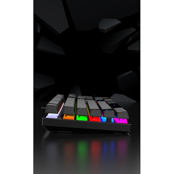 YILIMA QS-505 Ενσύρματο Μηχανικό GAMING Φωτιζόμενο Πληκτρολόγιο Αγγλικό US OEM 