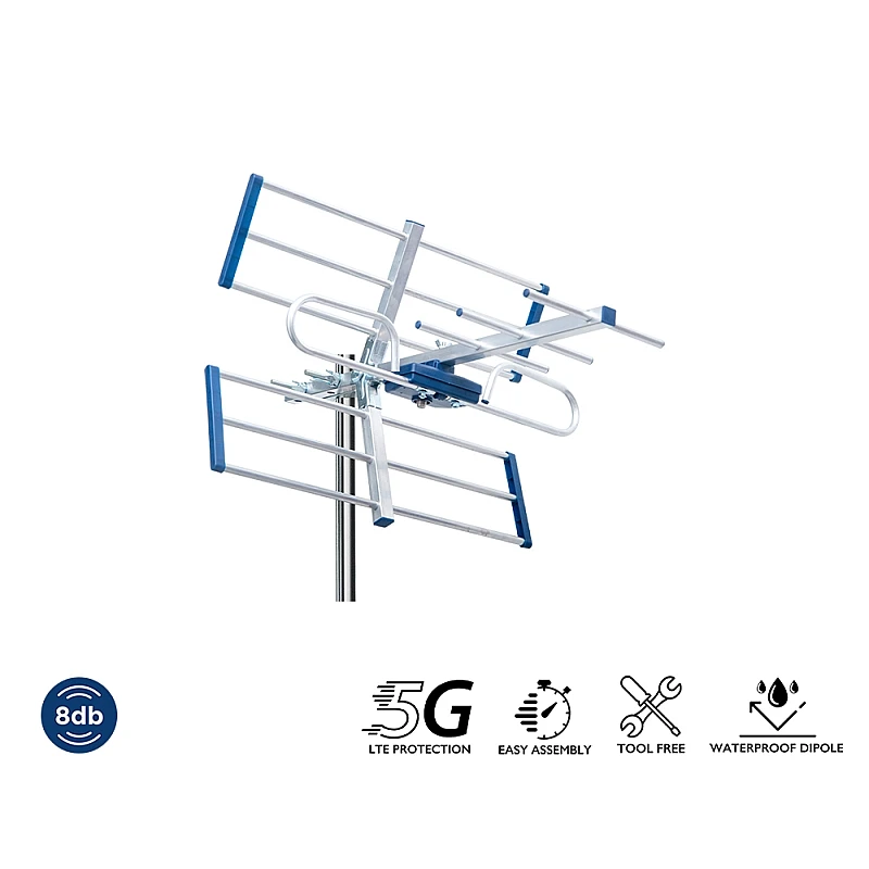 Κεραία ψηφιακή μεσαία YAGI 8db 5G 21-48 UHF Edision Κεραία ψηφιακή μεσαία YAGI 8db 5G 21-48 UHF Edision