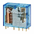 Ρελέ FINDER 24V DC 8A με 2 μεταγωγικές επαφές ηλεκτρομαγνητικό F40.52.9.024.0000 40.52