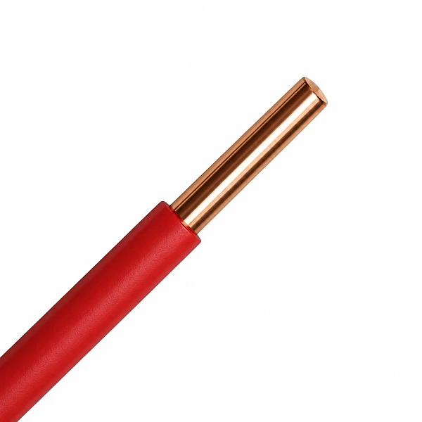 Mονόκλωνο καλώδιο 1 x 2.50 mm²  HO7V-U PVC (ΝΥΑ) ΚΟΚΚΙΝΟ