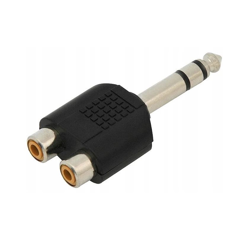 Μετατροπέας Jack 6.3 σε δύο RCA Stereo Μαύρο 1015 XTREME Μετατροπέας Jack 6.3 σε δύο RCA Stereo Μαύρο 1015 XTREME