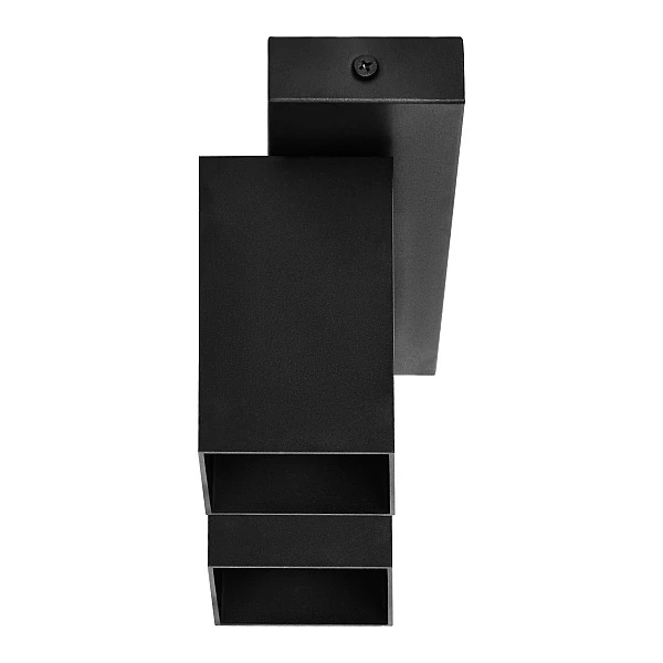 ORNO Φωτιστικό τοίχου και Οροφής GU10 2x35W KUBAR SP2 Adviti μαύρο AD-OP-6510BGU10