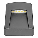 Φωτιστικό LED Adviti 3W επίτοιχο ορθογώνιο Φυσικό Λευκό 4000K Γκρι Ματ SLIGO AD-OP-6607GL4 Orno
