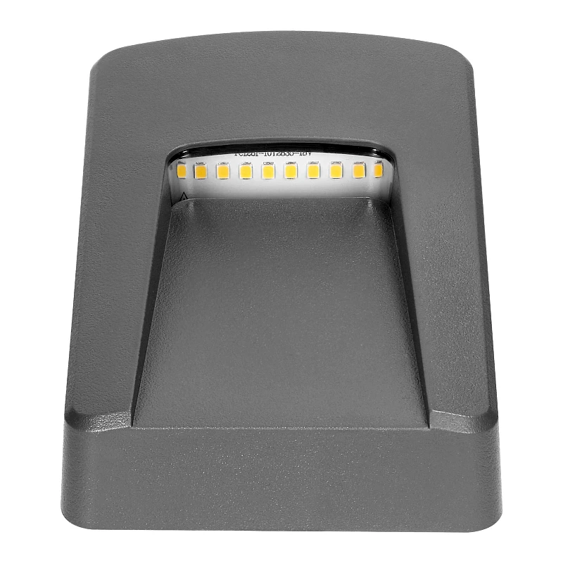 Φωτιστικό LED Adviti 3W επίτοιχο ορθογώνιο Φυσικό Λευκό 4000K Γκρι Ματ SLIGO AD-OP-6607GL4 Orno