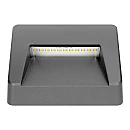 Φωτιστικό LED Adviti 3W επίτοιχο τετράγωνο Φυσικό Λευκό 4000K Γκρι Ματ SLIGO AD-OP-6607GL4 Orno