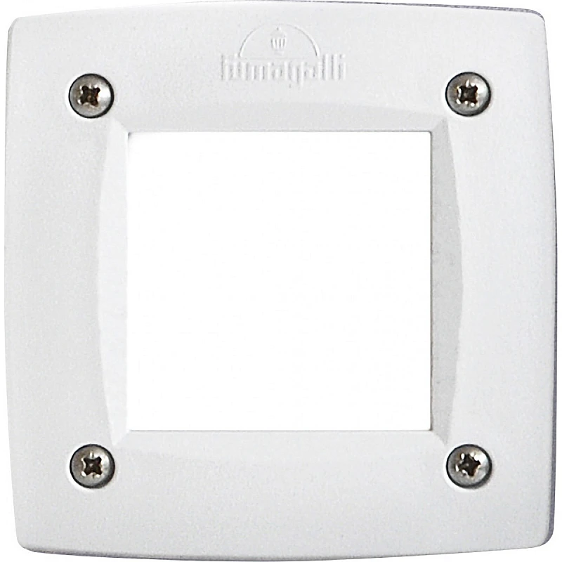 Fumagalli EXTRALETI 100 απλίκα χωνευτή εξωτερικού χώρου λευκή με λαμπτήρα GX53 3W 3CCT IP66 3S1.000.000.WYG1K