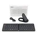 Aσύρματο πτυσσόμενο πληκτρολόγιο τσέπης Bluetooth 5.1 B023 μαύρο OEM