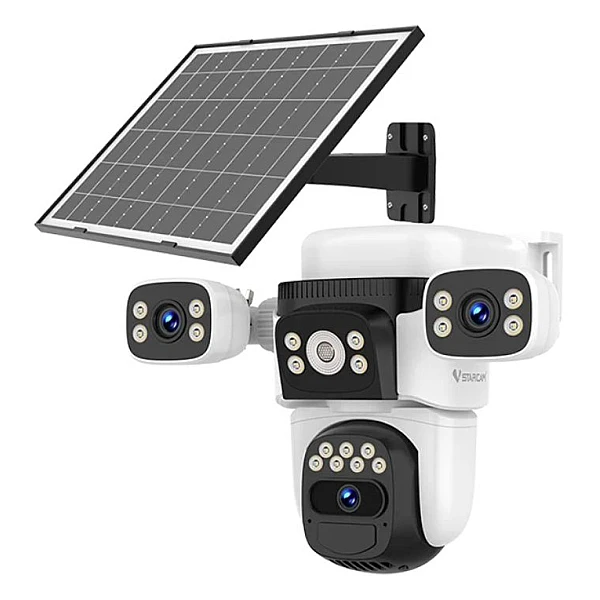 VSTARCAM smart ηλιακή κάμερα BG621SR triple lens 2MP 4G SD PTZ IP66