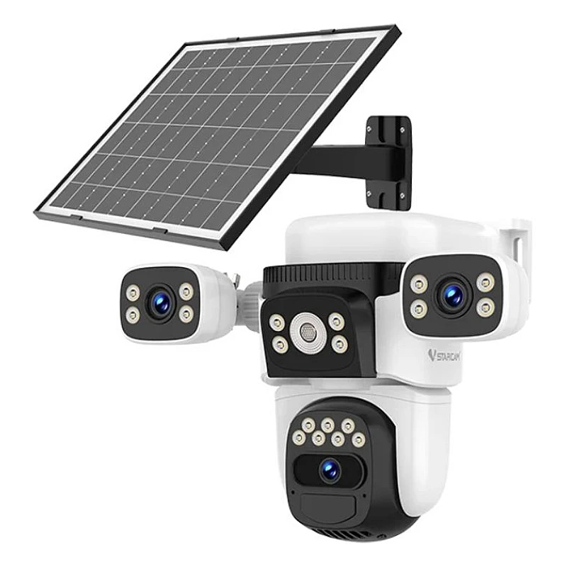 VSTARCAM smart ηλιακή κάμερα BG621SR triple lens 2MP 4G SD PTZ IP66